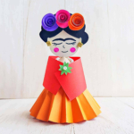 Frida Kahlo Paper Doll Craft.