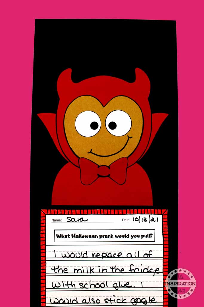 Devil Craft Paper Halloween Craft.