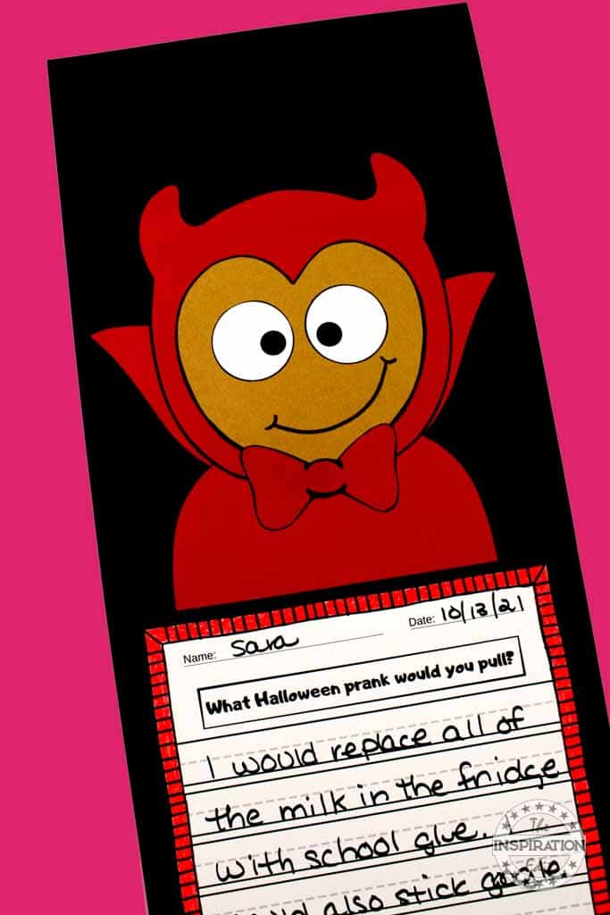 Devil Craft Paper Halloween Craft.