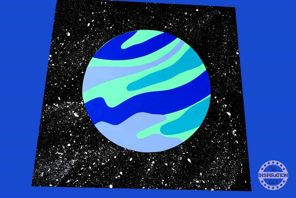 Uranus Solar System Craft for Kids.