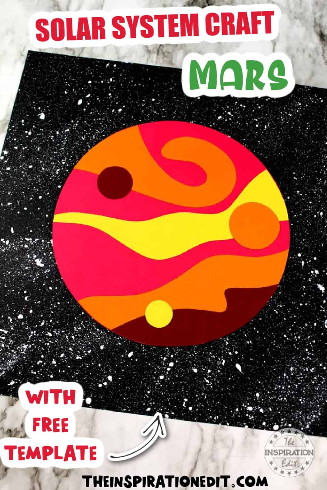 Mars Facts For Kids Plus Fun Mars Craft The Inspiration Edit
