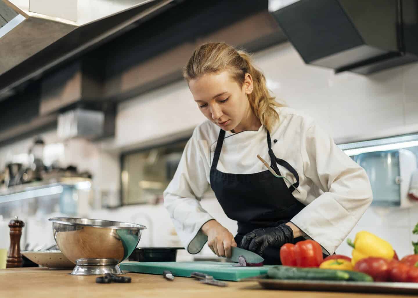 Chef Preparing Food.