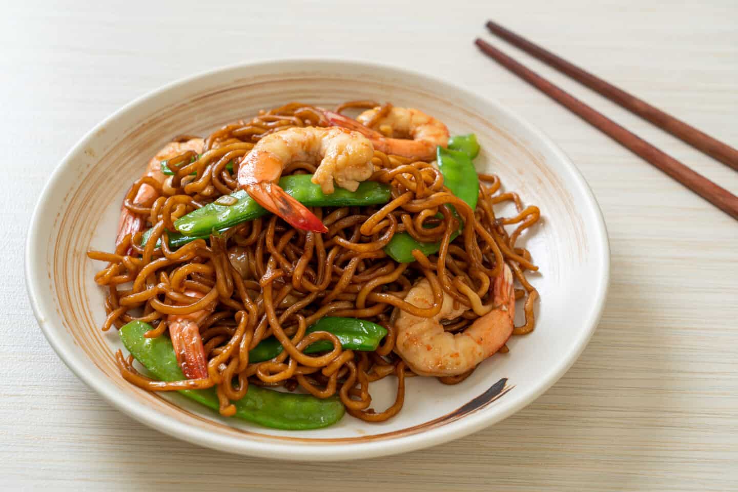 cooking in a wok stir fry