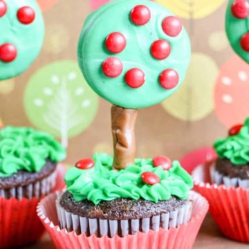 Apple Tree Cupcakes.