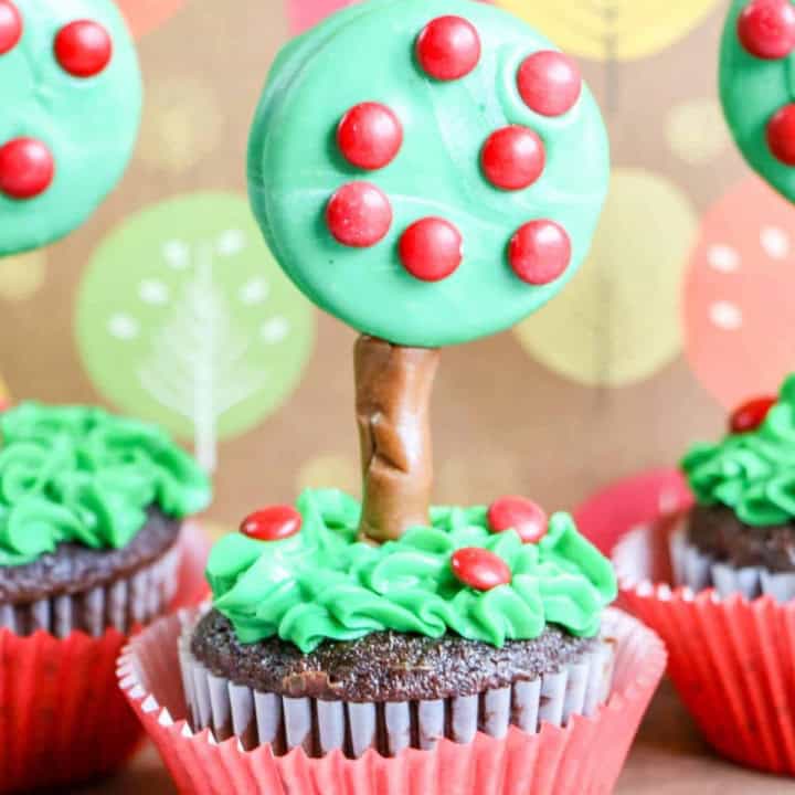 Apple Tree Cupcakes Kids Will Love.