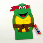 Ninja Turtles Puppet Craft.