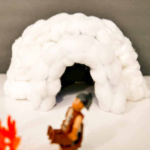 Tissue Box Igloo Craft.