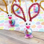 Easter Bunny Lollipop Craft.