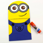 Adorable Minions Puppet Craft.