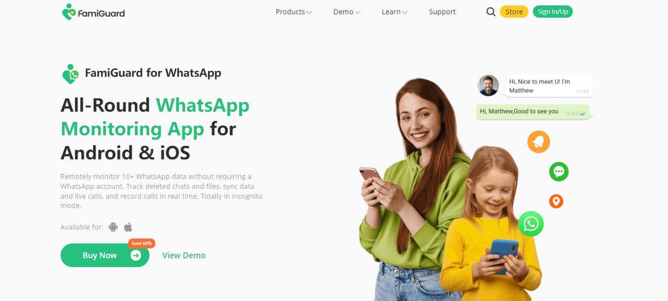 monitor activity on WhatsApp