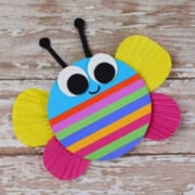 Chunky Rainbow Butterfly Craft.