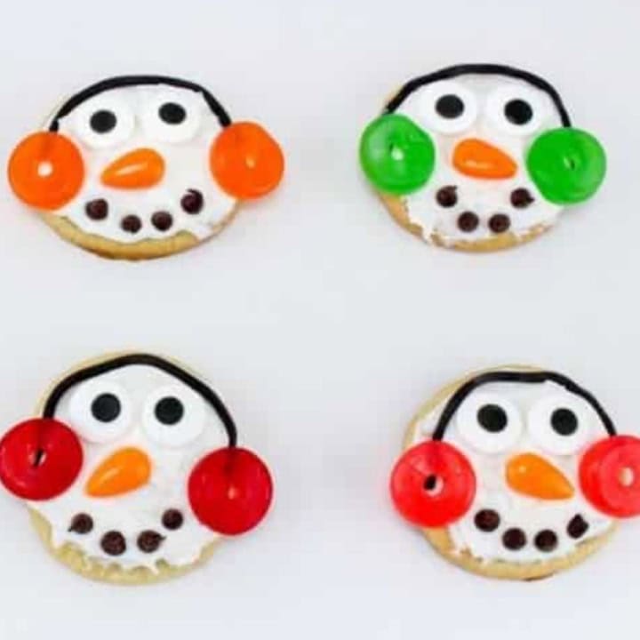 Super Fun Snowman Cookies Party Food Idea.