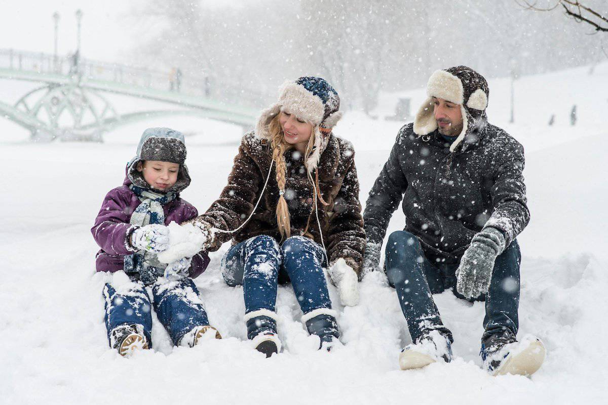 Family Playing in the Snow | Kids’ Snow Day Magical.