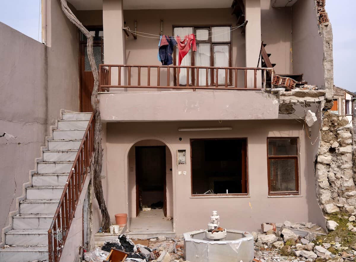 Safe Homes for Your Children | Home damaged and awaiting repair.