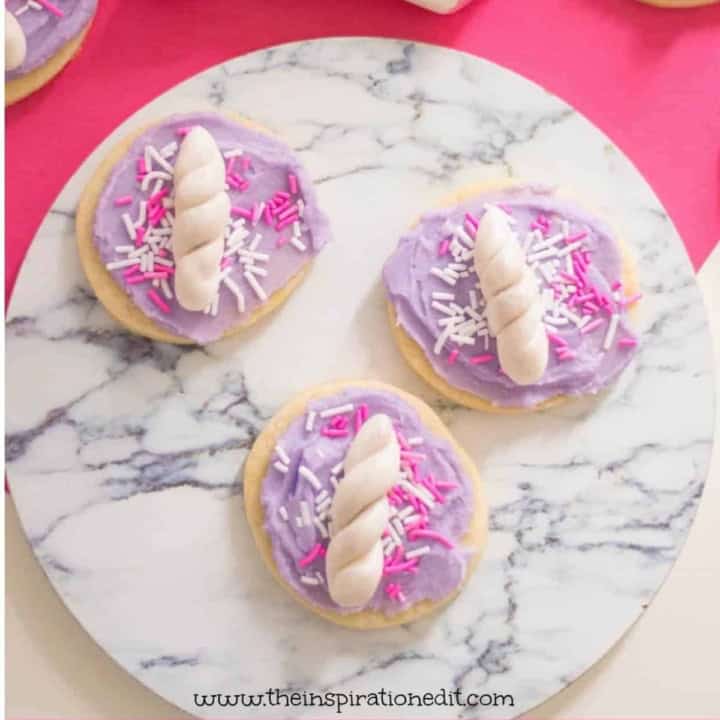 Unicorn Cookies Party Treat.