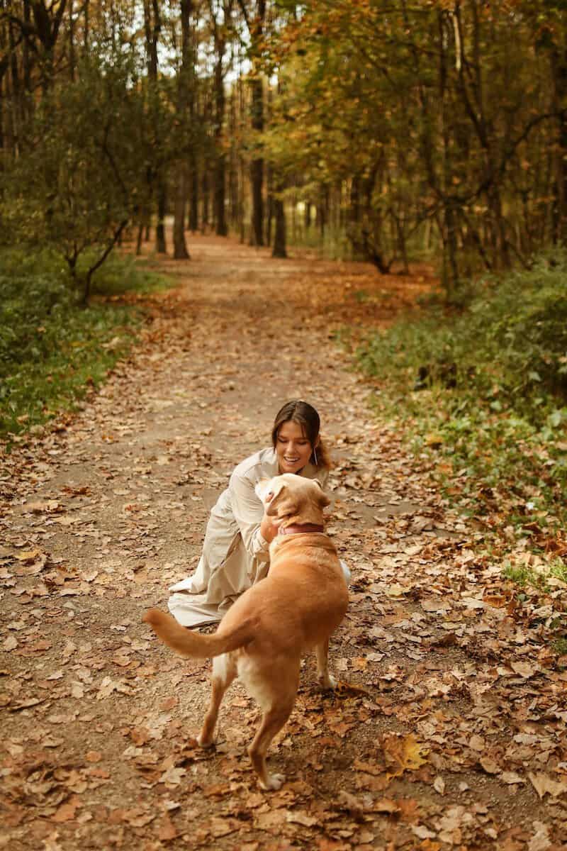 Caring for Your Pet’s Well-Being | Woman showing love to her loving dog.