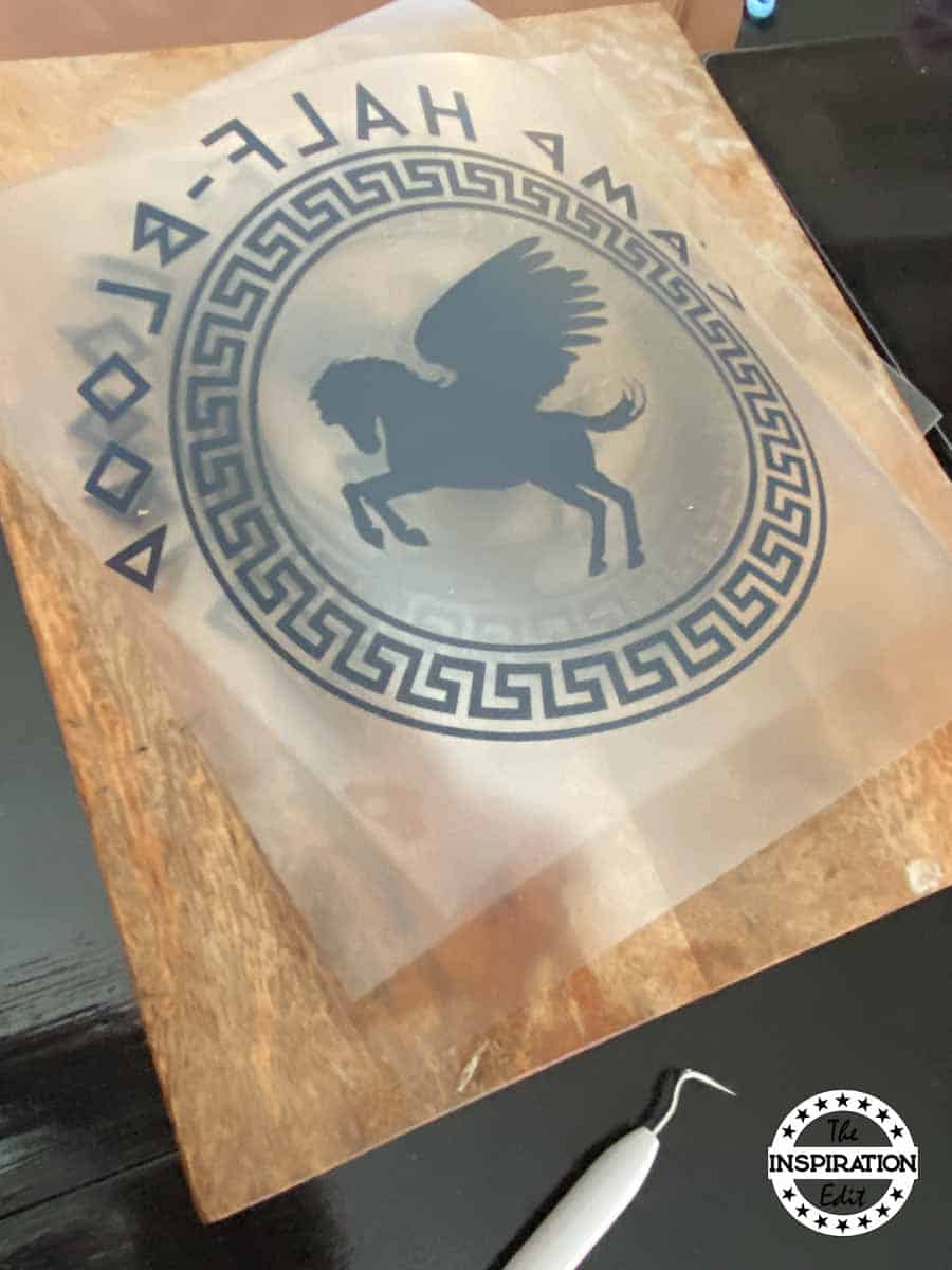 camp half-blood cricut design on viynl.