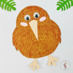 Kiwi bird fun craft.
