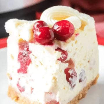 cranberry instant pot cheesecake.